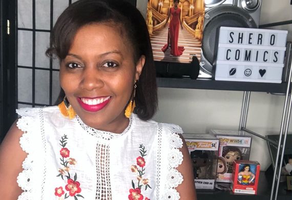 LA Lakers & Comerica Bank celebrate Shero Comics founder Shequeta L. Smith